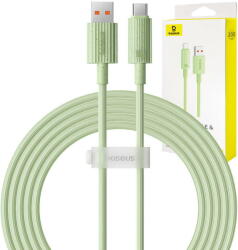 Baseus Fast Charging cable USB to USB-C Habitat Series 2m 100W (green) (34454) - 24mag