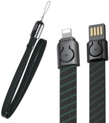 Baseus USB/Lightning, 2.4A, 85cm, Negru (6953156294417)