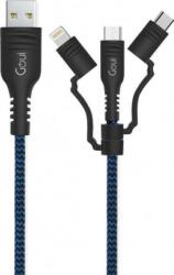 GOUI Cablu 3IN1Goui Tough, Bl-bLK G-3IN1-15M (000006983980140192) - 24mag