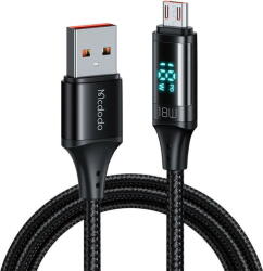 Mcdodo CA-1070 USB to Micro USB cable, 3A, 1.2m (black) (27656) - 24mag