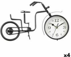 Gift Decor Stolní hodiny Bicicletă Negru Metal 33 x 21 x 4 cm (4 Unități)