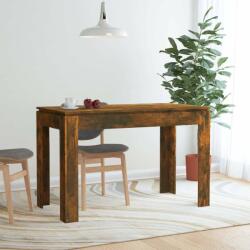 vidaXL füstös tölgy színű szerelt fa étkezőasztal 120 x 60 x 76 cm (815387) - pepita