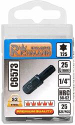 RICHMANN 25 bites készlet, Torx, 1/4, T15x25 mm, MCT-834 (MCTART-C6571)
