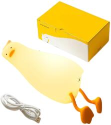 eMozi Duck LED éjszakai lámpa időzítővel és USB-C tápegységgel - lágy fény gyerekeknek, játékos dizájn és akár 6 órás autonómia (EM-3100129)
