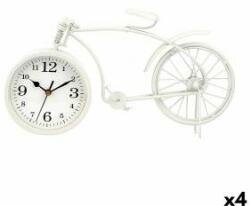 Gift Decor Stolní hodiny Bicicletă Alb Metal 38 x 20 x 4 cm (4 Unități)