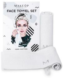 MAKEUP Utazó törölköző szett MakeTravel, fehér - MAKEUP Face Towel Set 2 db