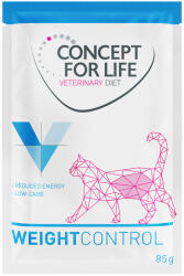 Concept for Life 48x85g Concept for Life Veterinary Diet Weight Control nedves macskatáp