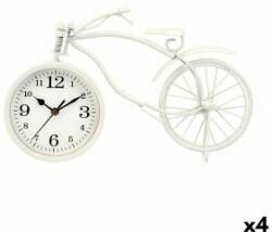 Gift Decor Stolní hodiny Bicicletă Alb Metal 36 x 22 x 7 cm (4 Unități)