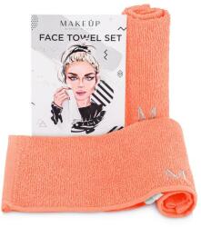 MAKEUP Utazó törölköző szett MakeTravel, barack - MAKEUP Face Towel Set 2 db