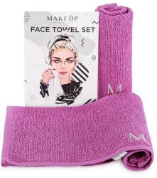 MAKEUP Utazó törölköző szett MakeTravel, halvány lila - MAKEUP Face Towel Set 2 db