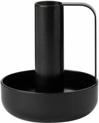 Stelton Suport de lumânare pentru cină IDA 10 cm, negru, fier, Stelton