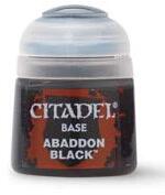  Citadel Base Paint (Abaddon Black) - alap szín, fekete