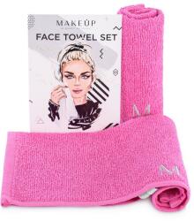 MAKEUP Utazó törölköző szett MakeTravel, rózsaszín - MAKEUP Face Towel Set 2 db