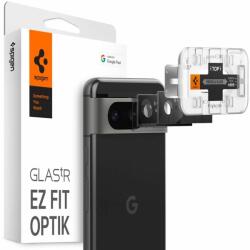 Spigen GLAStR EZ Fit Optik kameravédő - Google Pixel 8 - 2db - fekete keret (AGL06352)