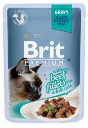 Brit Premium Cat Delicate Fillets in Gravy with Beef - 85 g