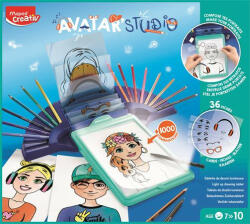 Maped Kreatív rajzkészlet kiegészítőkkel, MAPED CREATIV "Avatar Studio" (IMAC907064) (IMAC907064)