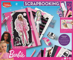 Maped Creativ Kreatív scrapbooking készlet, 50 darabos, MAPED CREATIV "Scrapbooking Set - Barbie" (IMAC907062) (IMAC907062)