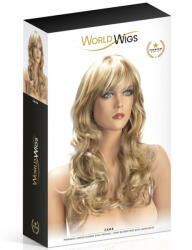 World Wigs Zara hosszú, hullámos, szőke paróka - lunaluna