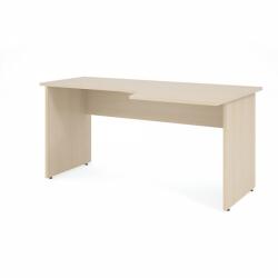 LENZA Impress ergonomikus asztal 160 x 90 cm, jobb, juhar