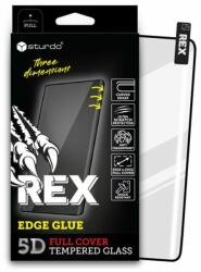 Sturdo Rex Edge Glue 5D szélén ragasztós kijelzővédő üvegfólia Honor 90 (fekete)