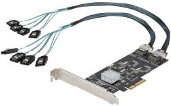 StarTech StarTech. com 8P6G-PCIE-SATA-CARD csatlakozókártya/illesztő Belső Mini-SAS (8P6G-PCIE-SATA-CARD)