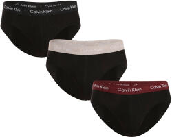 Calvin Klein 3PACK Fekete Calvin Klein férfi slip alsónadrág (U2661G-H54) XL