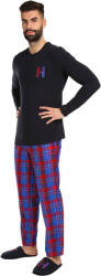 Tommy Hilfiger Férfi pizsama Tommy Hilfiger többszínű papuccsal, ajándékdobozban (UM0UM02989 0G5) XL