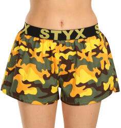Styx Női klasszikus boxeralsó Styx art sport gumi terepszínű sárga (T1559) S