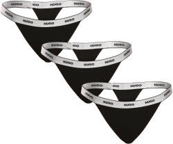 HUGO 3PACK női tanga HUGO fekete (50502802 001) M