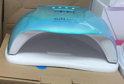 SUN SUNX 5 plus gyöngyházkék 54W profi UV/LED műkörmös lámpa