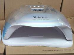 SUN SUNX 5 plus gyöngyházezüst 54W profi UV/LED műkörmös lámpa