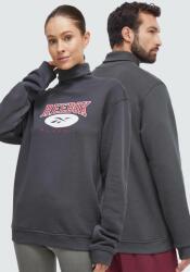 Reebok pamut melegítőfelső szürke, nyomott mintás - szürke M