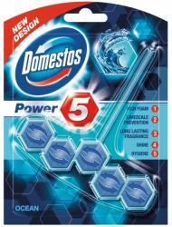 Domestos Odorizant Toaleta Domestos 5in1 Power Solid Blue Ocean, 55 g