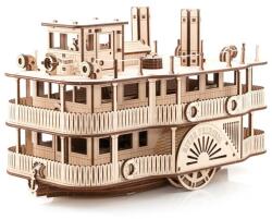 EWA Puzzle 3D, Vaporul cu aburi River Princess, EWA, lemn, 416 piese