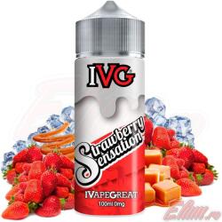 I VG Lichid Strawberry Sensation IVG 100ml (11805) Lichid rezerva tigara electronica