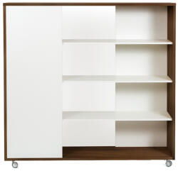 Woodman Fehér dió könyvespolc Woodman Adala II. 148 cm (167235705082)