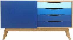 Woodman Kék tölgy komód Woodman Avon 128 x 42 cm (178215001002)