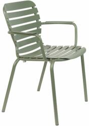 Zuiver Zöld fém kerti szék ZUIVER VONDEL karfával (1700005)
