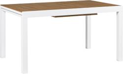 Bizzotto Fehér fém összecsukható kerti asztal Bizzotto Elias 140/200 x 90 cm (BI-0662823)