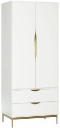 Woodman Fehér szekrény Woodman Kobe arany alappal 80 x 55 cm (288475108132)