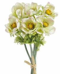  Buchet 6 fire anemone artificiale (3590)