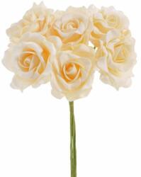 Buchet 6 trandafiri spuma color pentru aranjamente florale (3097)