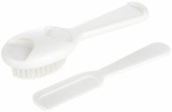 Canpol babies Комплект за коса Canpol - Четка и гребен, Бял (56/160_whi)