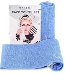 MAKEUP Set de prosoape de față, pentru călătorii, albastre MakeTravel - MAKEUP Face Towel Set 2 buc