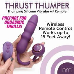 Inmi Szilikon vibrátor távirányítóval Thrust Thumper, INMI