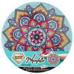 Grafix Mandala gyémántkép kirakó 30 cm - kék (CA260016-2)