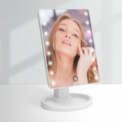 Asztali smink tükör LED-del - elemes (GBW4003)