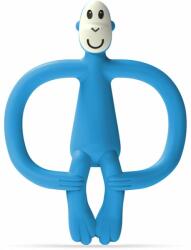 Matchstick Monkey Monkey Teether jucărie pentru dentiție perie 2 in 1 Blue 1 buc