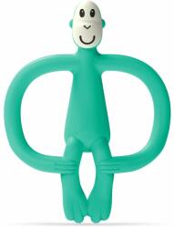 Matchstick Monkey Monkey Teether jucărie pentru dentiție perie 2 in 1 Green 1 buc