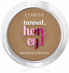 Claresa Tanned, Honey! bronzer și pudră pentru contur culoare 11 Aristocratic 10 g